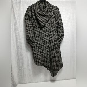 Garnet Hill Asymmetrical Boiled Wool Coat. Ladies Size 8